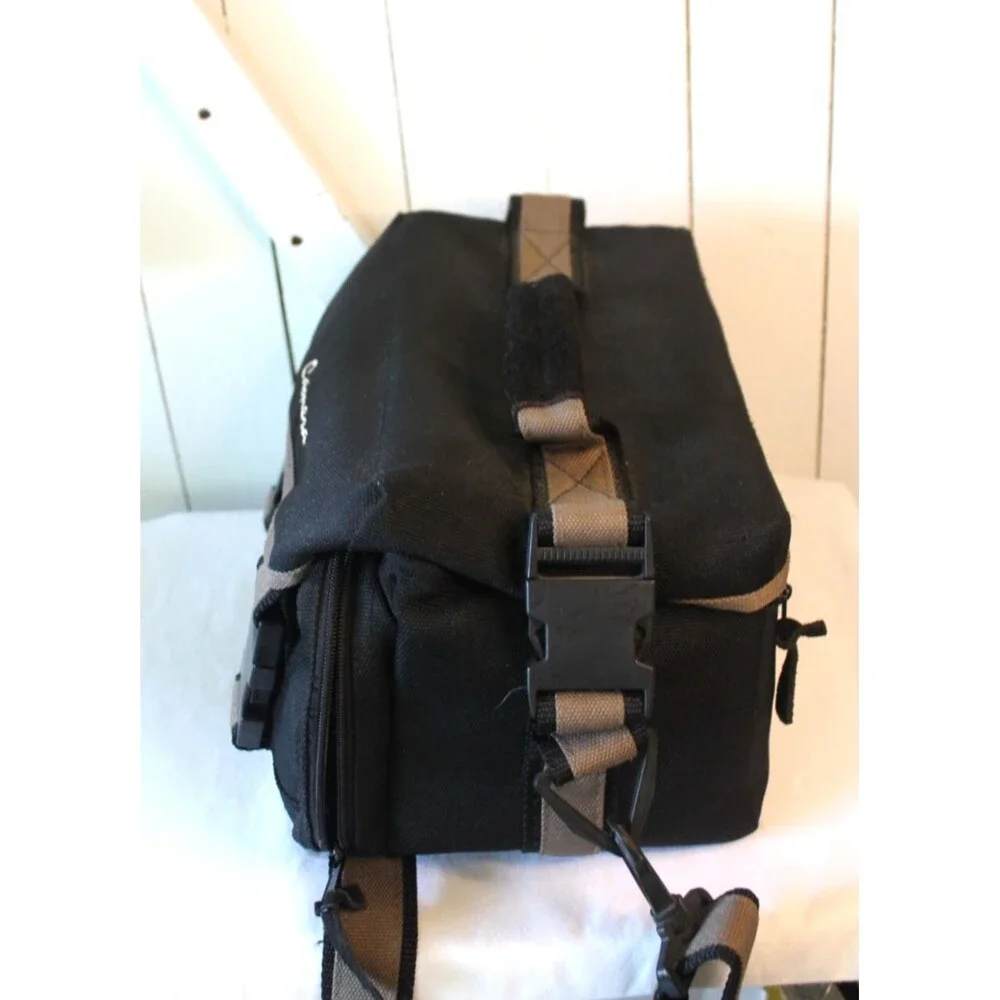 Vintage CAMERA BAG CASE - Canvas Multiple Compartments Photography  8x8x12